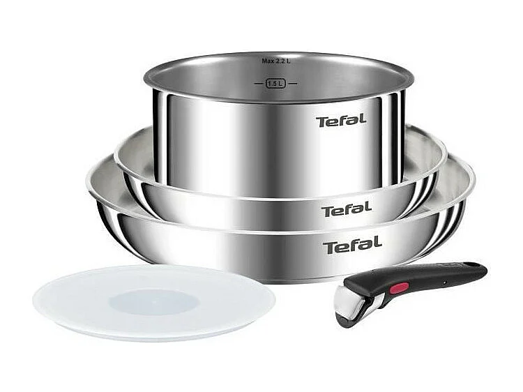 TEFAL L896S504 Ingenio Emotion Set 5 pieces - Inox - Tous feux dont induction