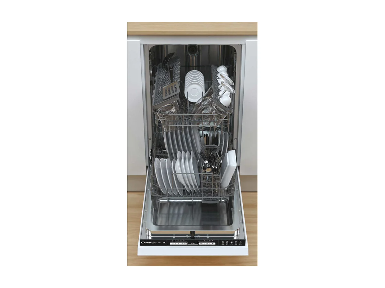 Lave-vaisselle encastrable CANDY 10 Couverts 44.8cm E, CDIH2L1047