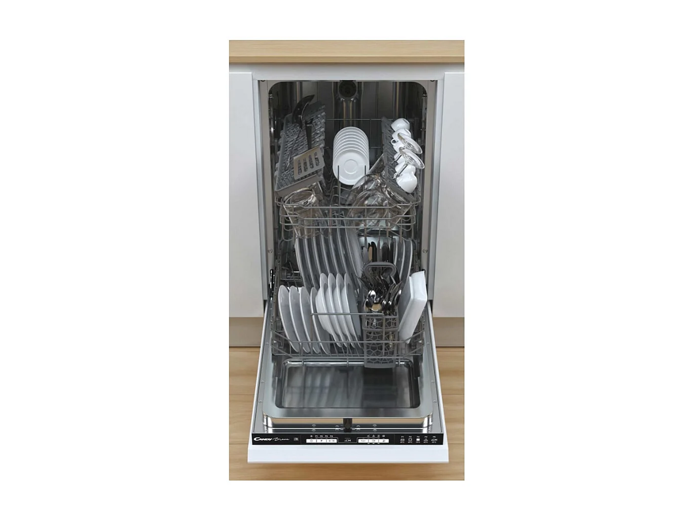 Lave-vaisselle encastrable CANDY 10 Couverts 44.8cm E, CDIH2L1047