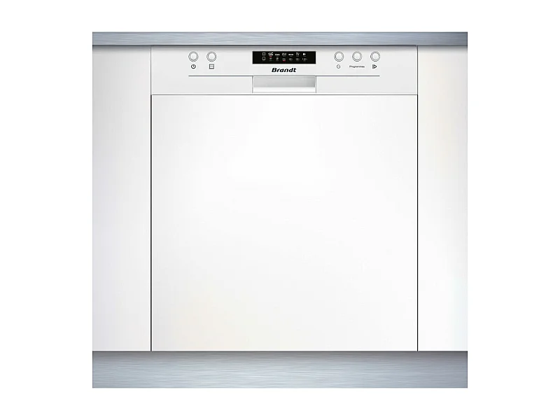 Lave-vaisselle encastrable BRANDT 14 Couverts 59.8cm D, BDB424LW