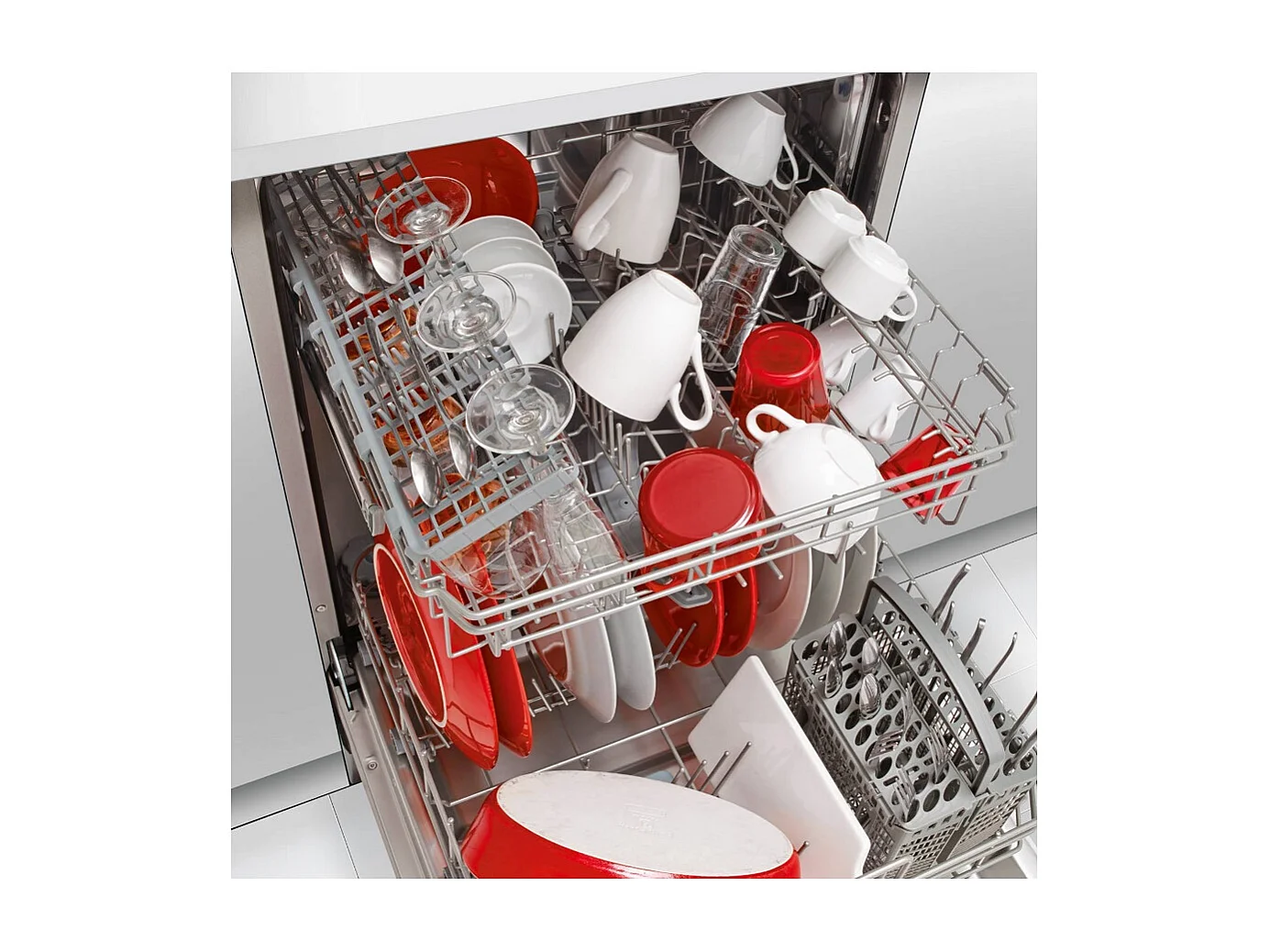 Lave-vaisselle encastrable BRANDT 14 Couverts 59.8cm D, BDB424LW