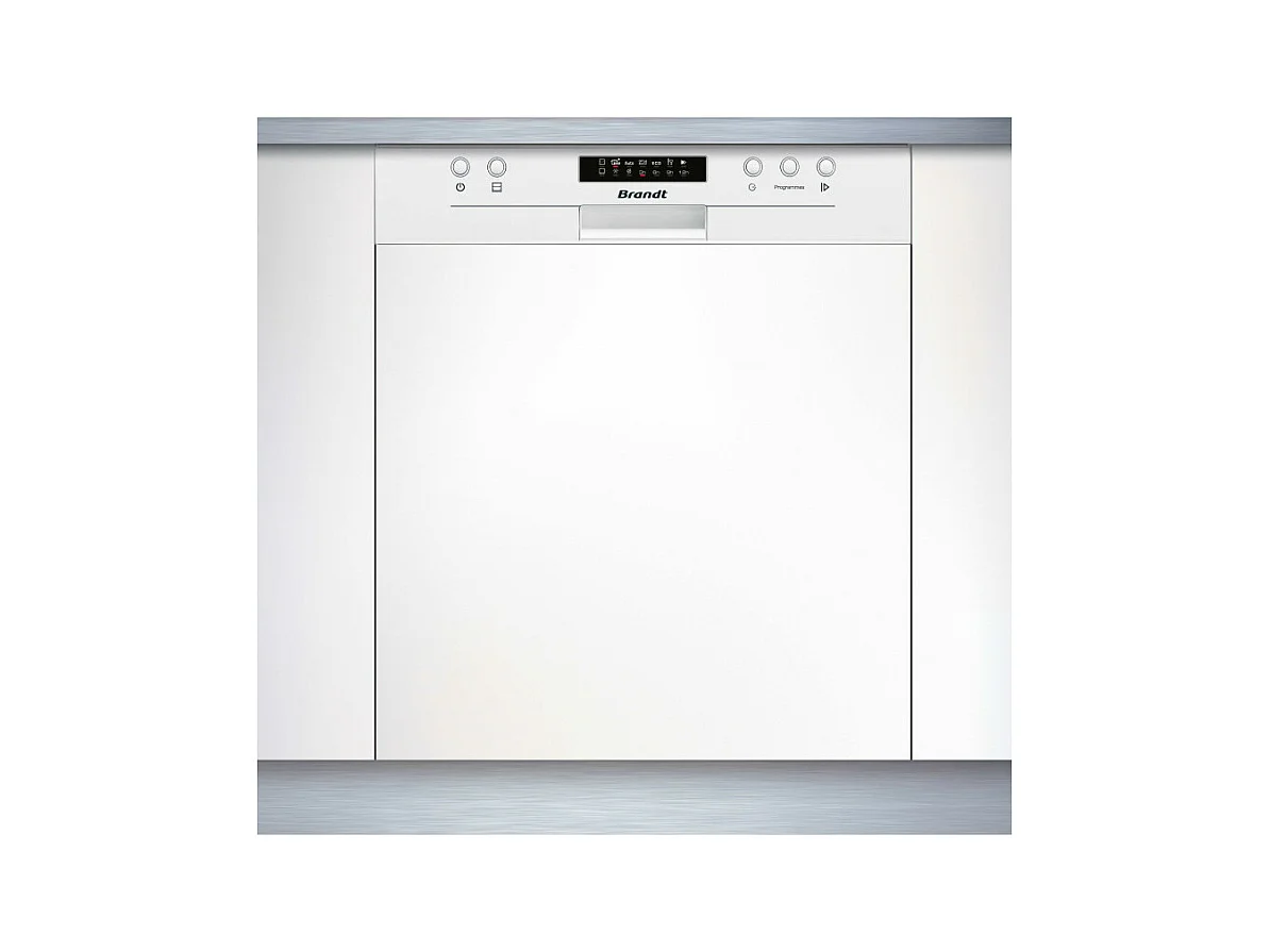 Lave-vaisselle encastrable BRANDT 14 Couverts 59.8cm D, BDB424LW