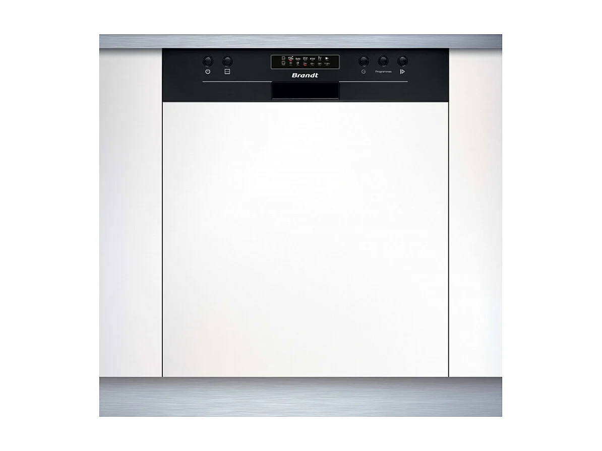 Lave-vaisselle encastrable BRANDT 14 Couverts 59.8cm D, BDB424LB
