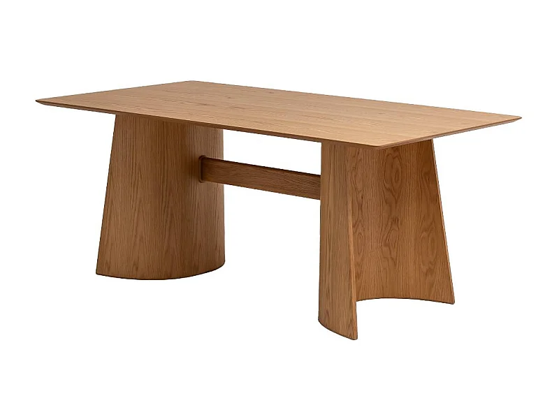 Table à manger en bois de chêne Almaric