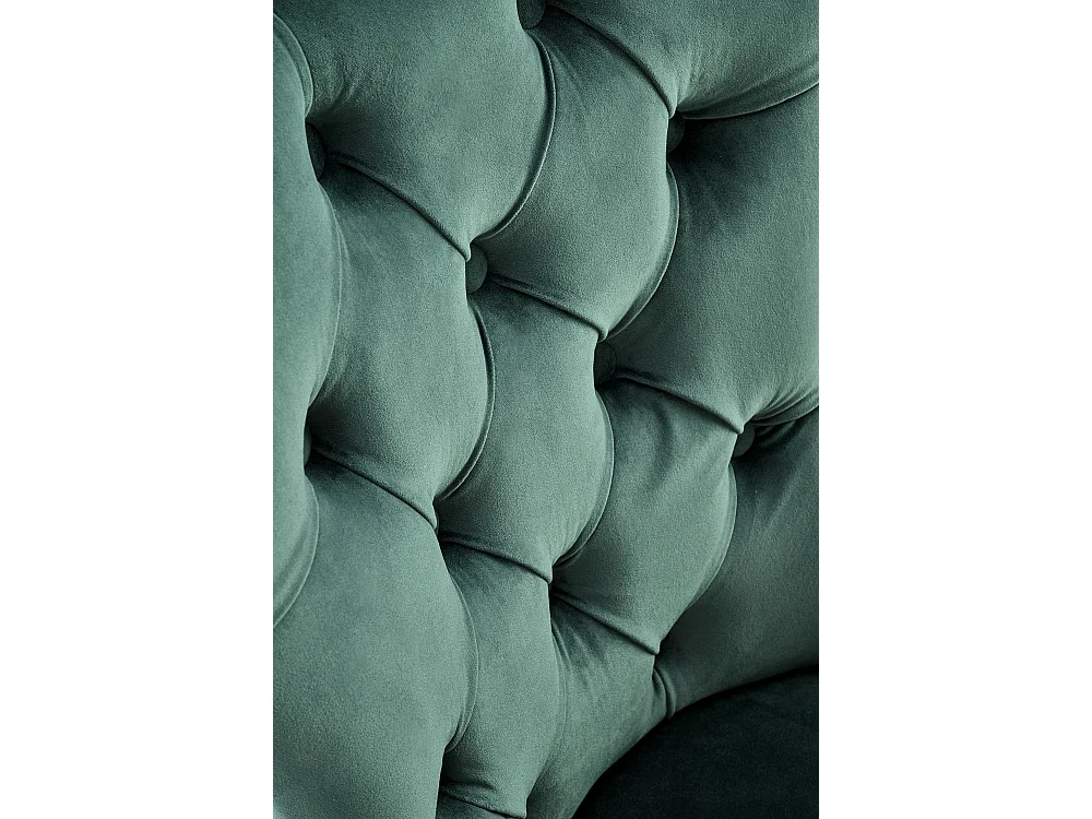 Stuhl Miya/Samtstoffbezug/Grün