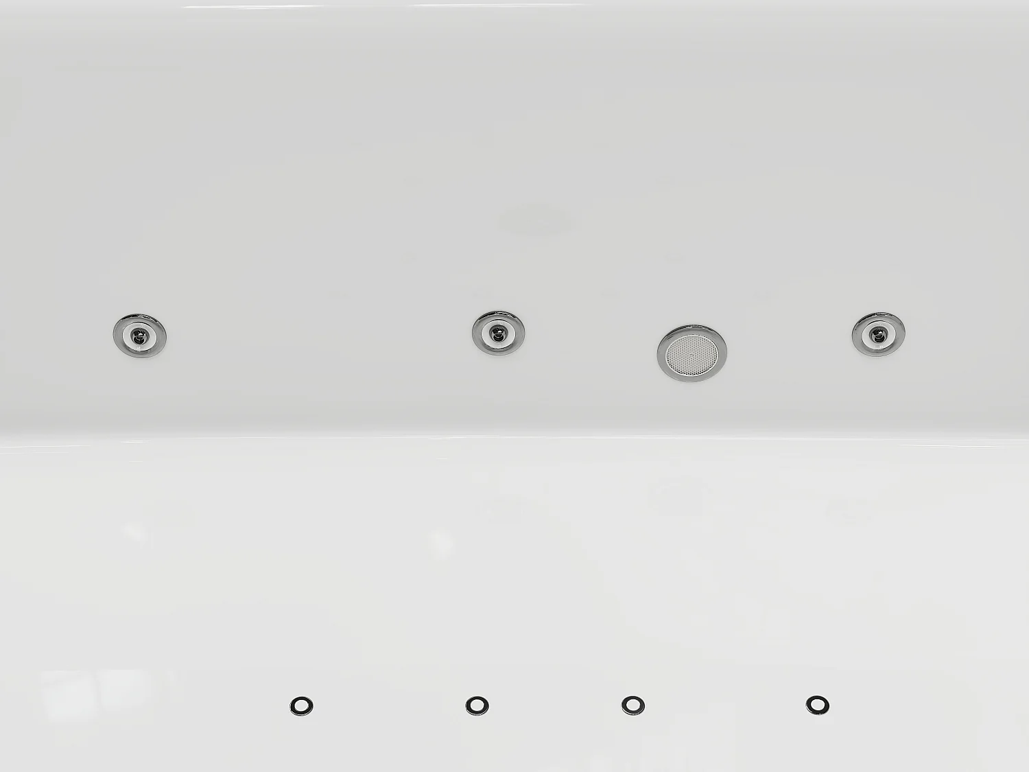 Bañera de hidromasaje blanca - 2 plazas - 390 L - 180 x 120 x 60 cm - VOLUTA