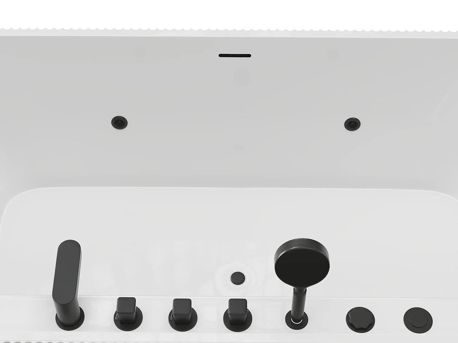 Vasca per balneoterapia scanalato 265 litri 170 x 80 x 58 cm Bianca - SIZORA