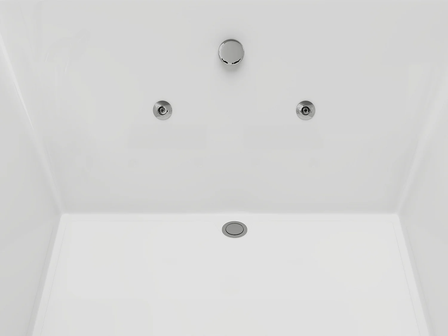 Baignoire balnéo - 2 places - 515 L - 182 x 122 x 62 cm - Angle gauche - THALASSA