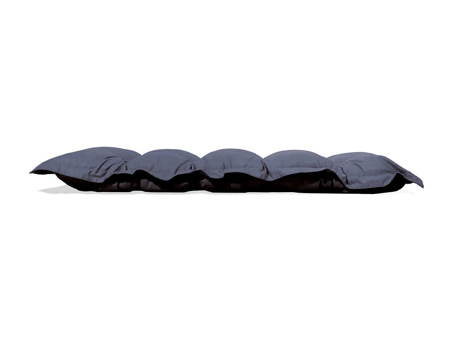 Matelas futon 120x60cm en polyester gris carbonne