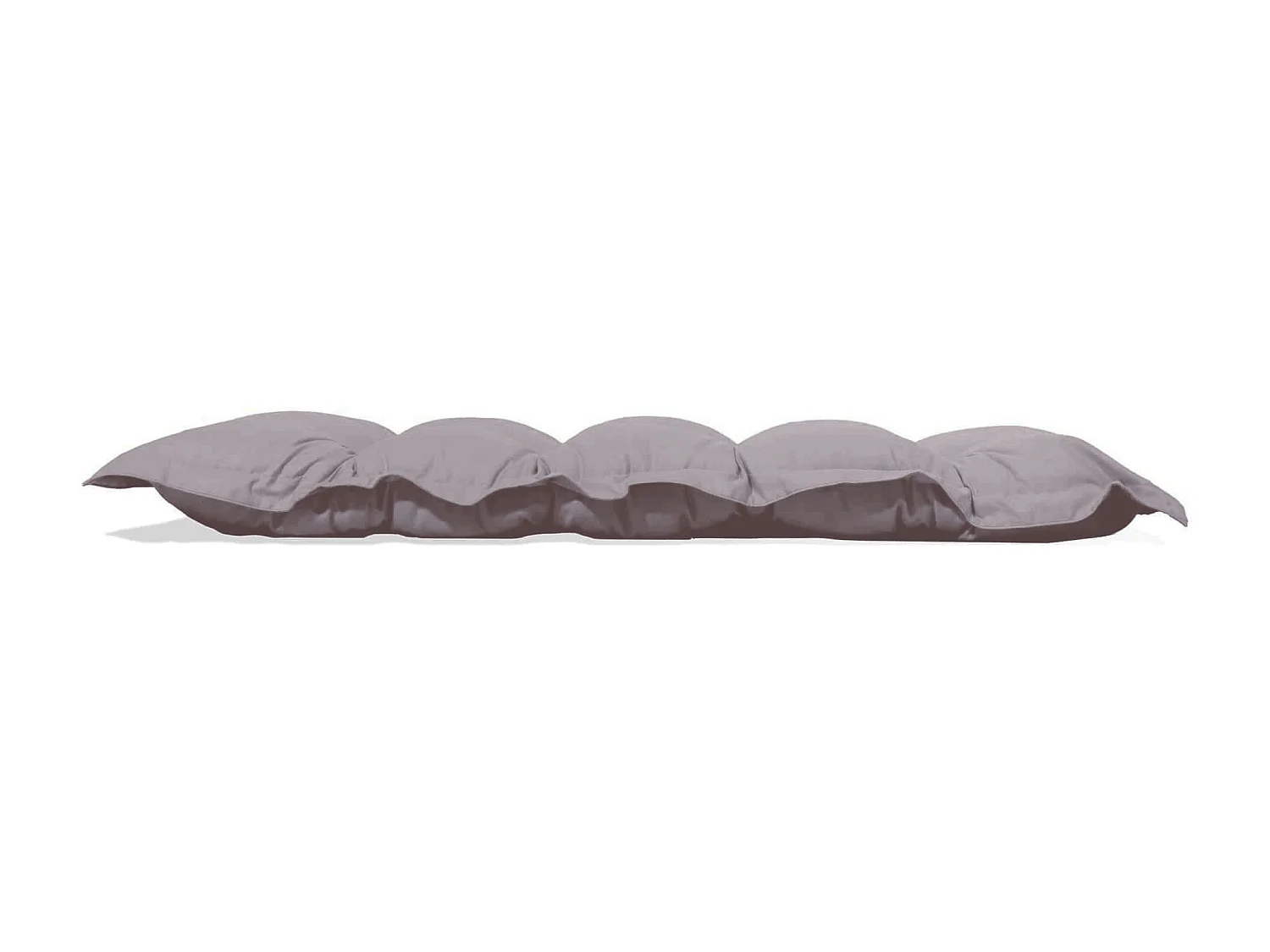 Matelas futon 120x60cm en polyester gris galet