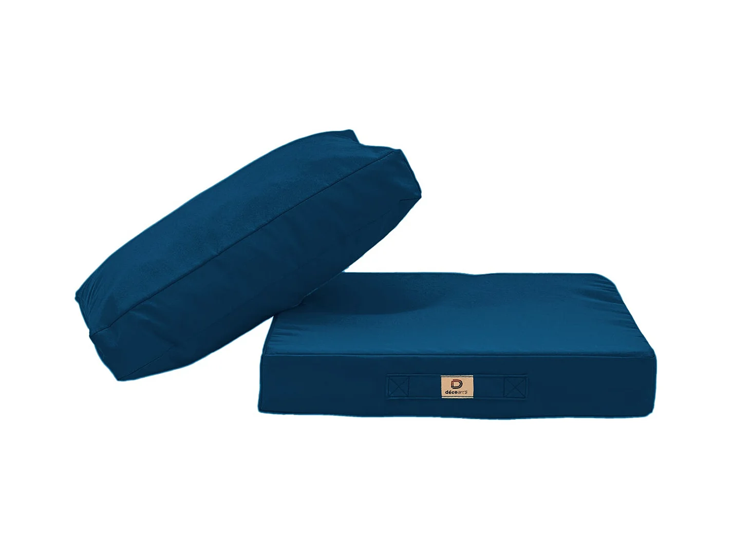 Coussins pour salon de jardin déhoussable 60x60cm Bleu pétrole