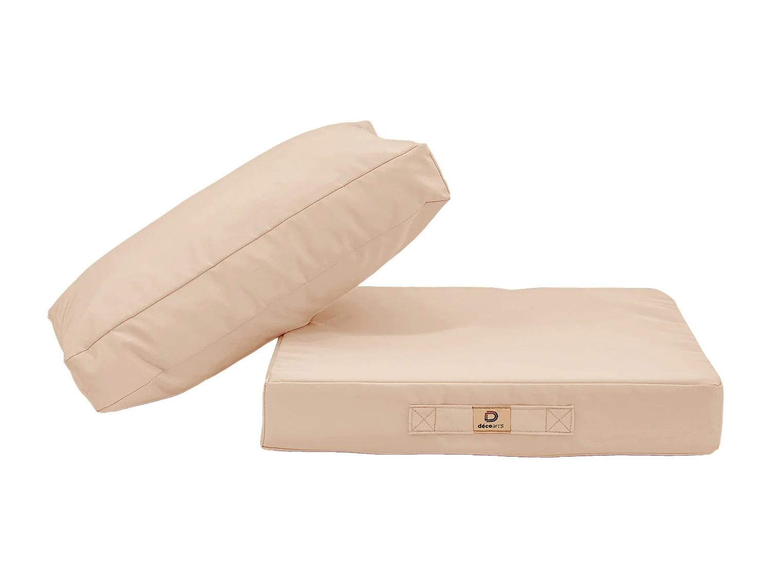 Coussins pour salon de jardin déhoussable 50x50cm Beige