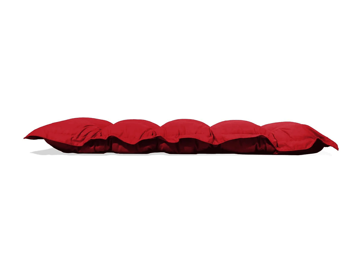 Coussin capitonné Confort Intérieur Extérieur 120x60cm - Rouge