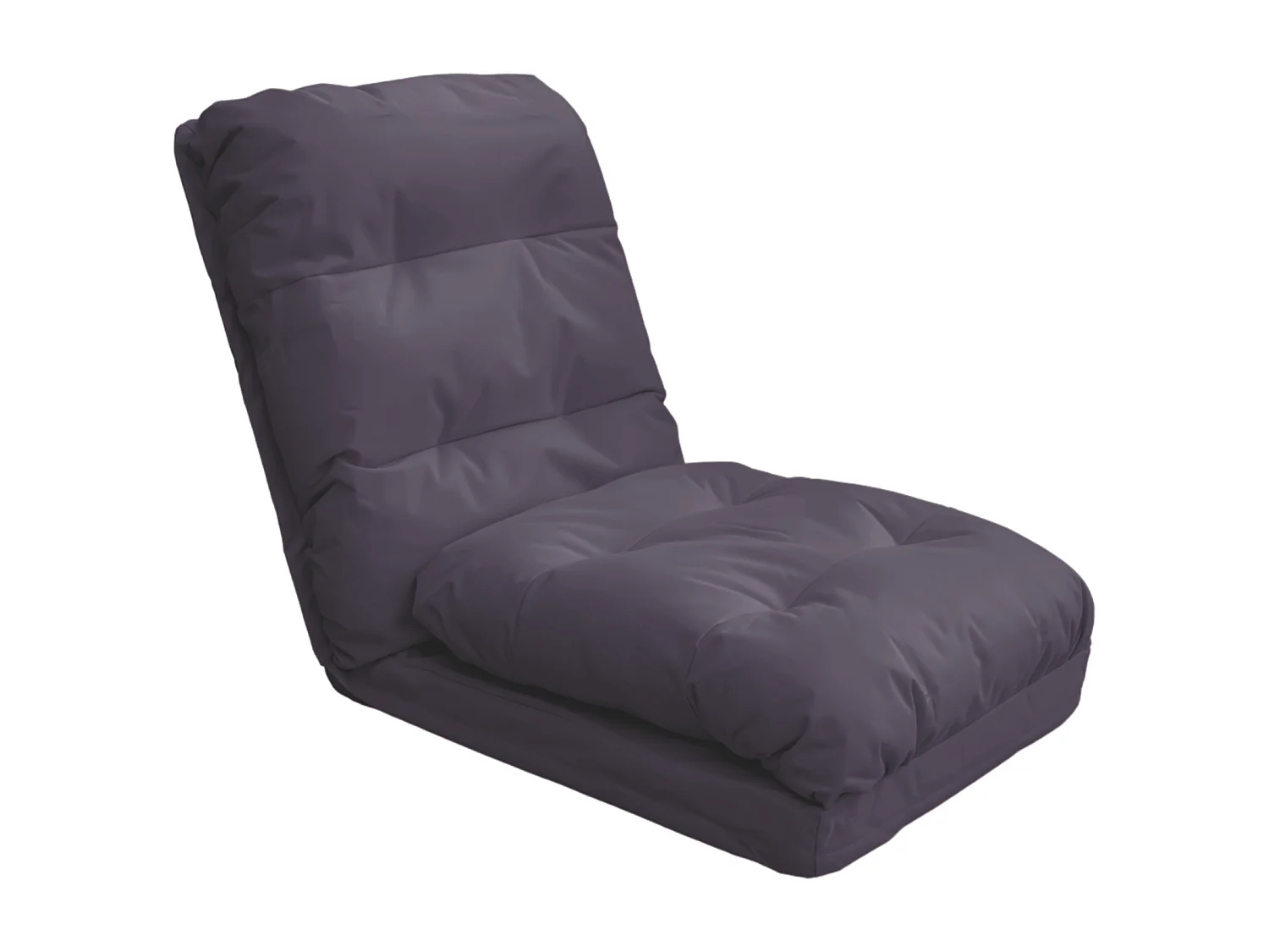 Fauteuil Convertible  Réglable à 6 Positions 70x60cm Gris foncé