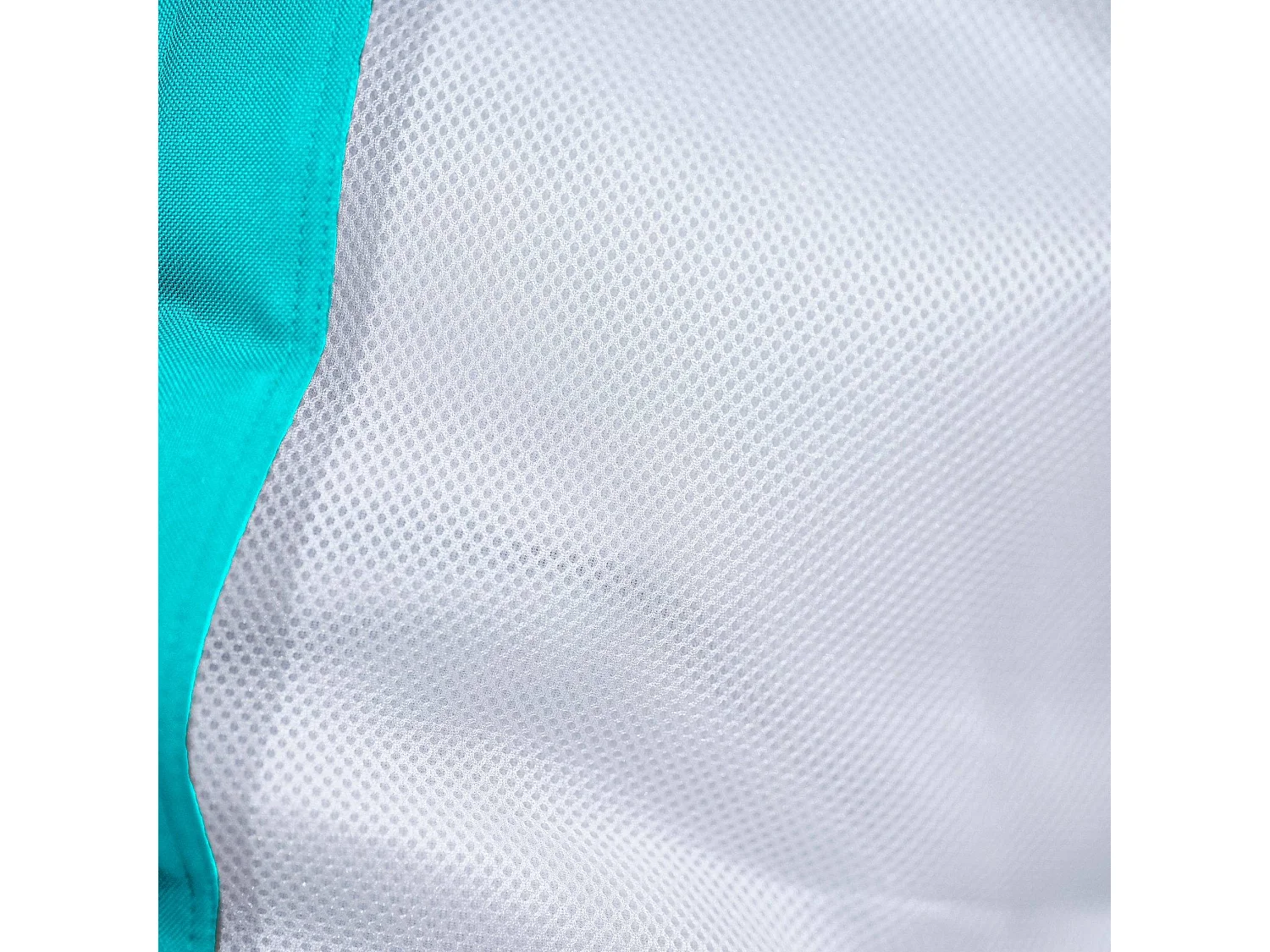 Pouf piscine en Polyester 170x90 cm Bleu caraïbes