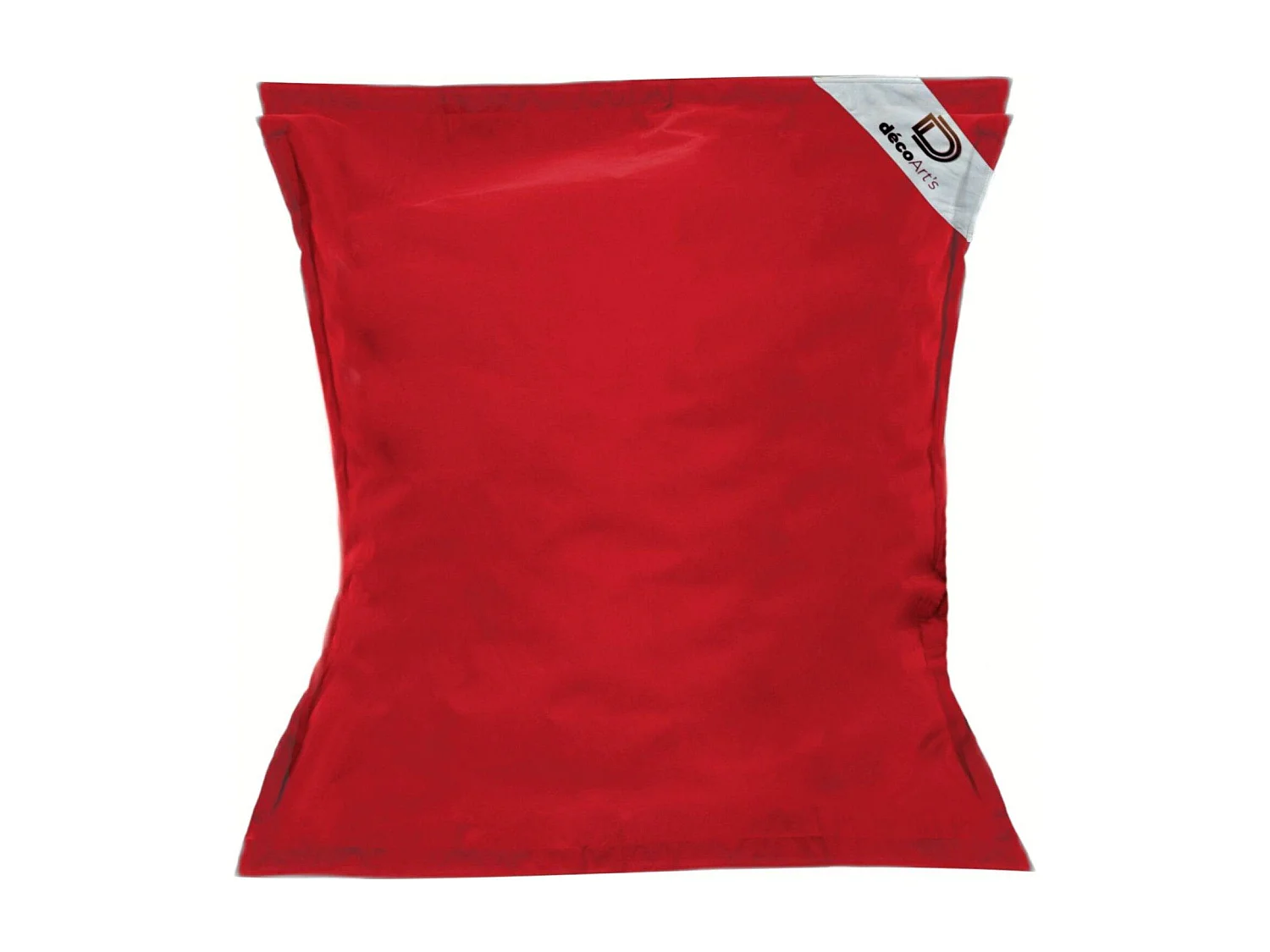 Pouf Géant XXL Déhoussable, Flottant pour Piscine, Rouge