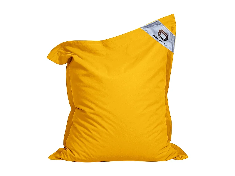 Housse pour Pouf Géant XXL 180x140cm Intérieur et Extérieur - Jaune miel