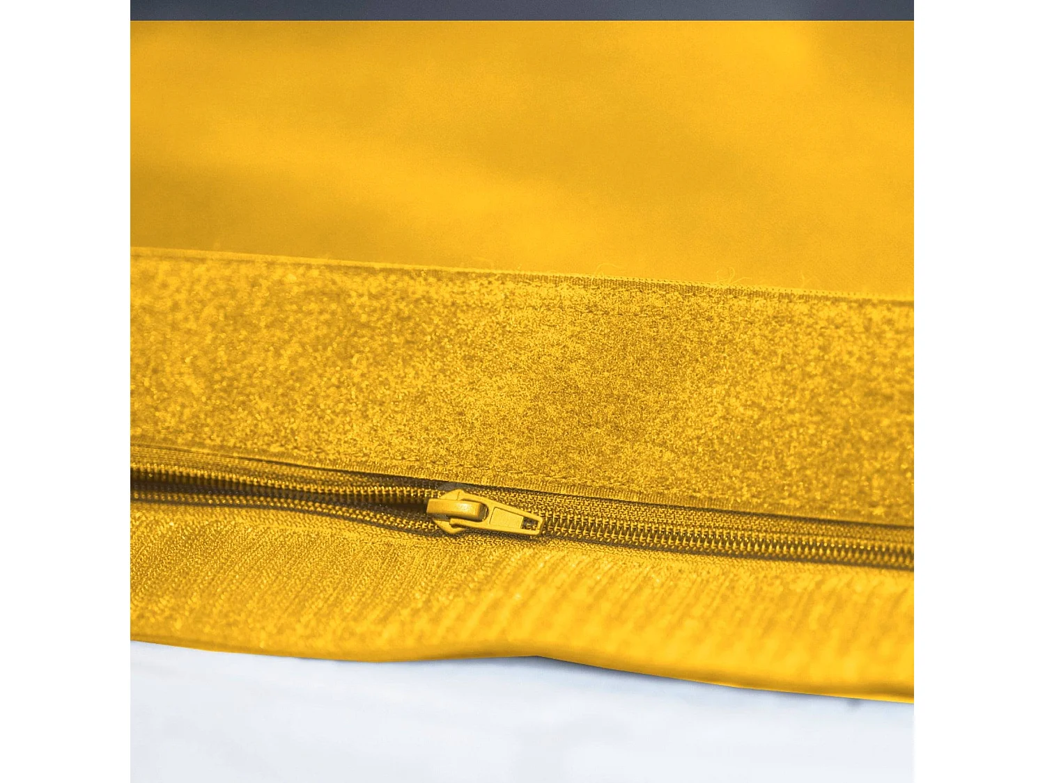 Housse pour Pouf Géant XXL 180x140cm Intérieur et Extérieur - Jaune miel