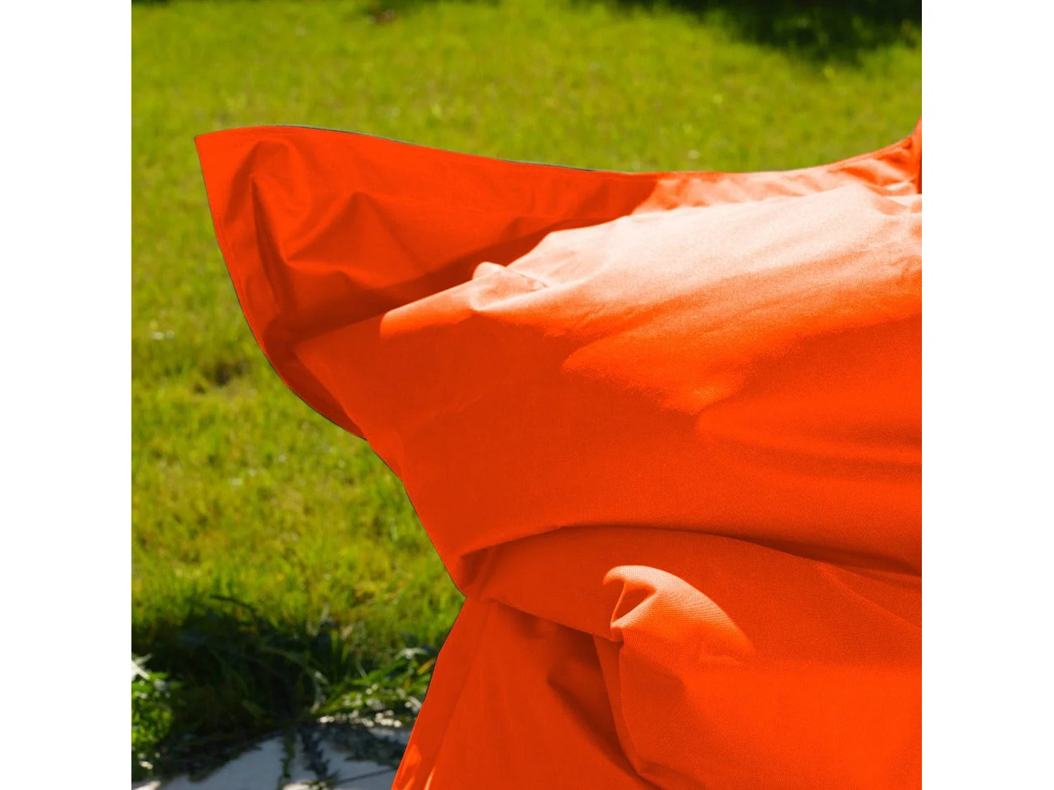 Housse pour Pouf Géant XXL 180x140cm Intérieur et Extérieur - Orange