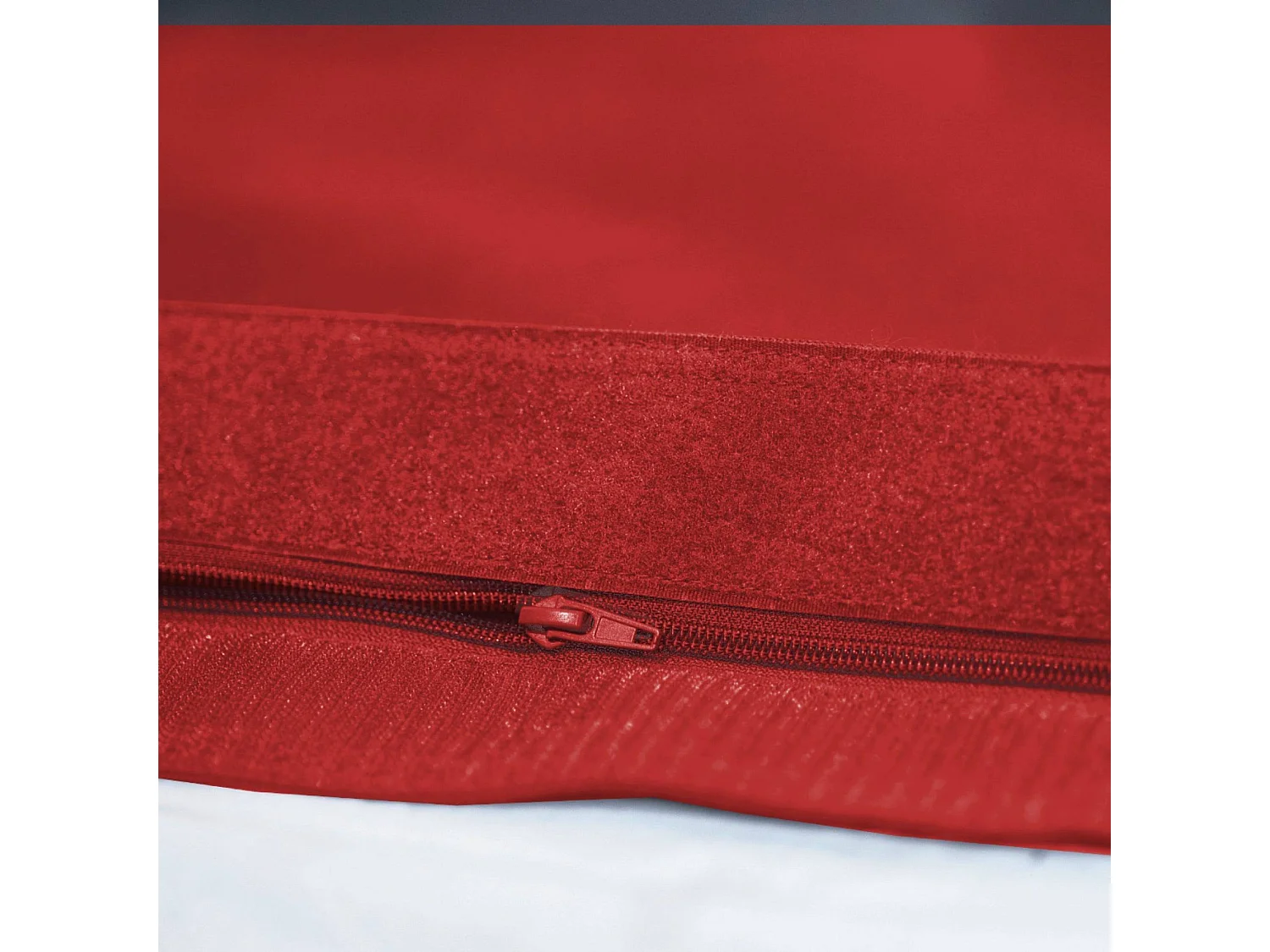 Housse pour Pouf Géant XXL 180x140cm Intérieur et Extérieur - Rouge piment