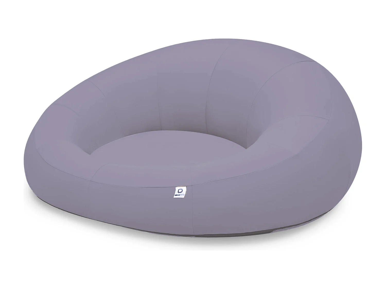 Pouf XXL Flottant pour Piscine 140x120x60 cm Gris galet