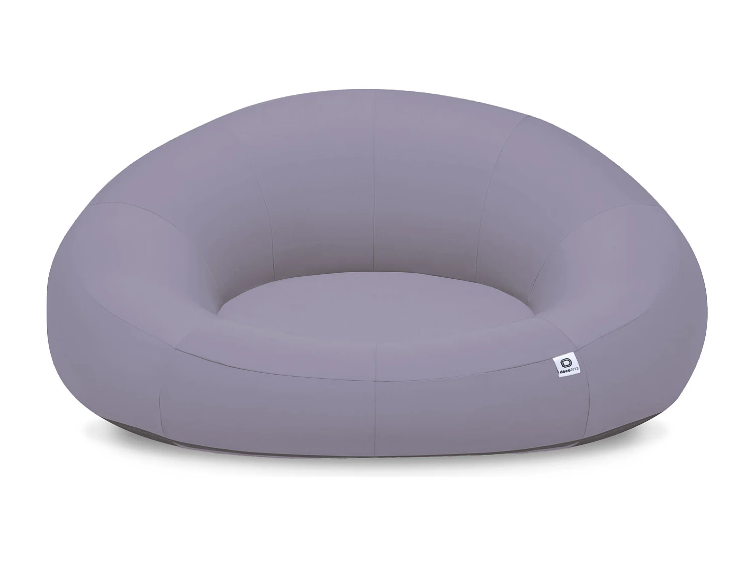 Pouf XXL Flottant pour Piscine 140x120x60 cm Gris galet