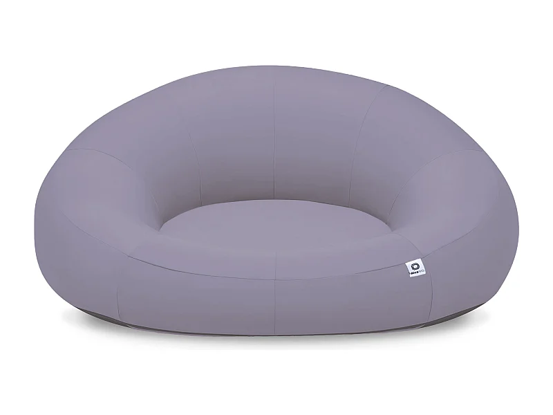 Pouf XXL Flottant pour Piscine 140x120x60 cm Gris galet