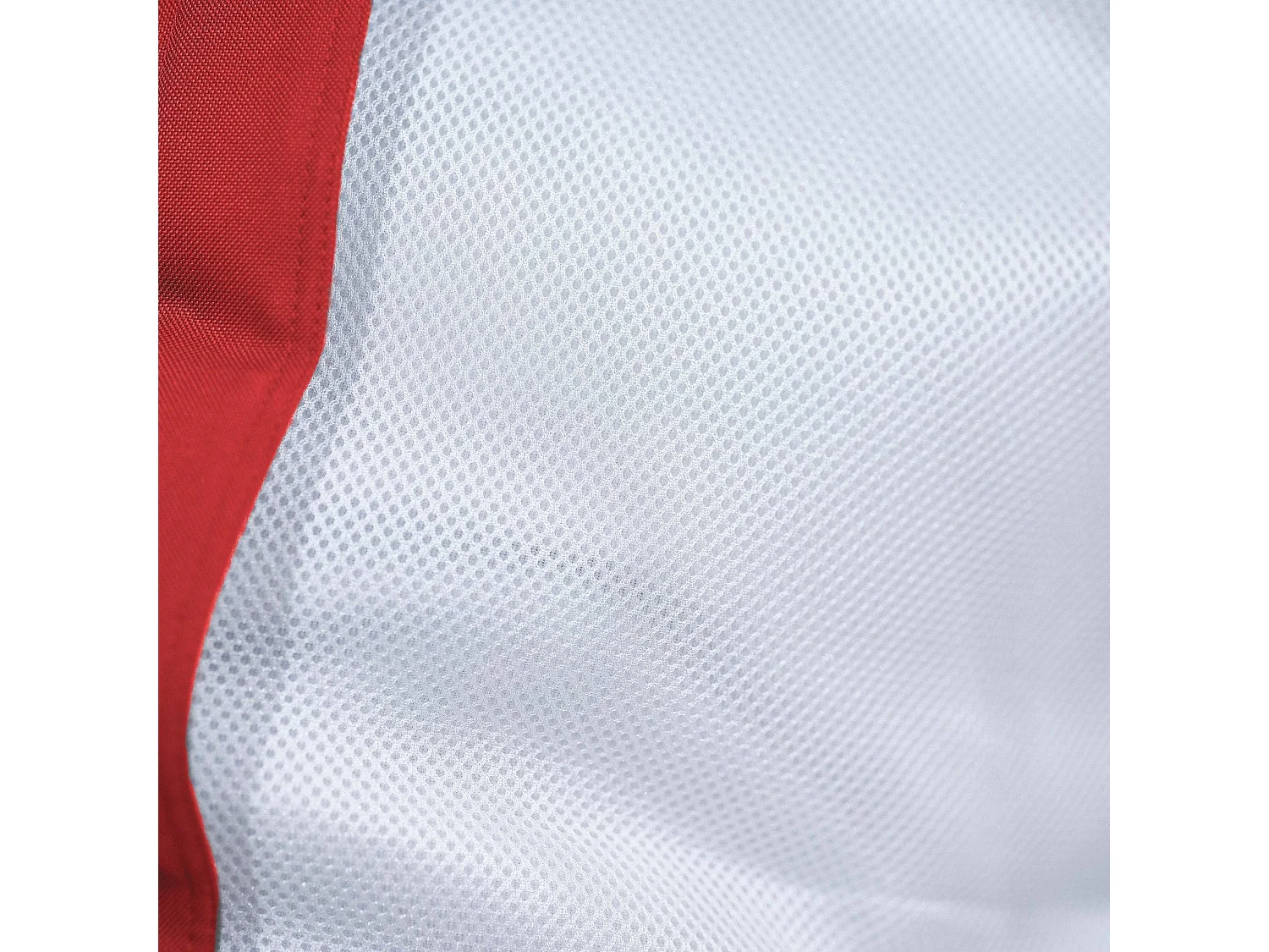 Pouf piscine en Polyester 170x90 cm Rouge piment