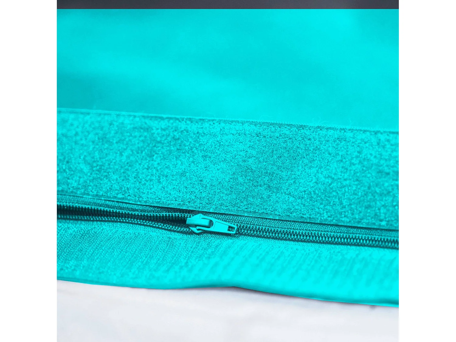 Pouf Géant XXL Intérieur et Extérieur, Déhoussable, Salon, Jardin, Deco Arts Bleu Caraïbes