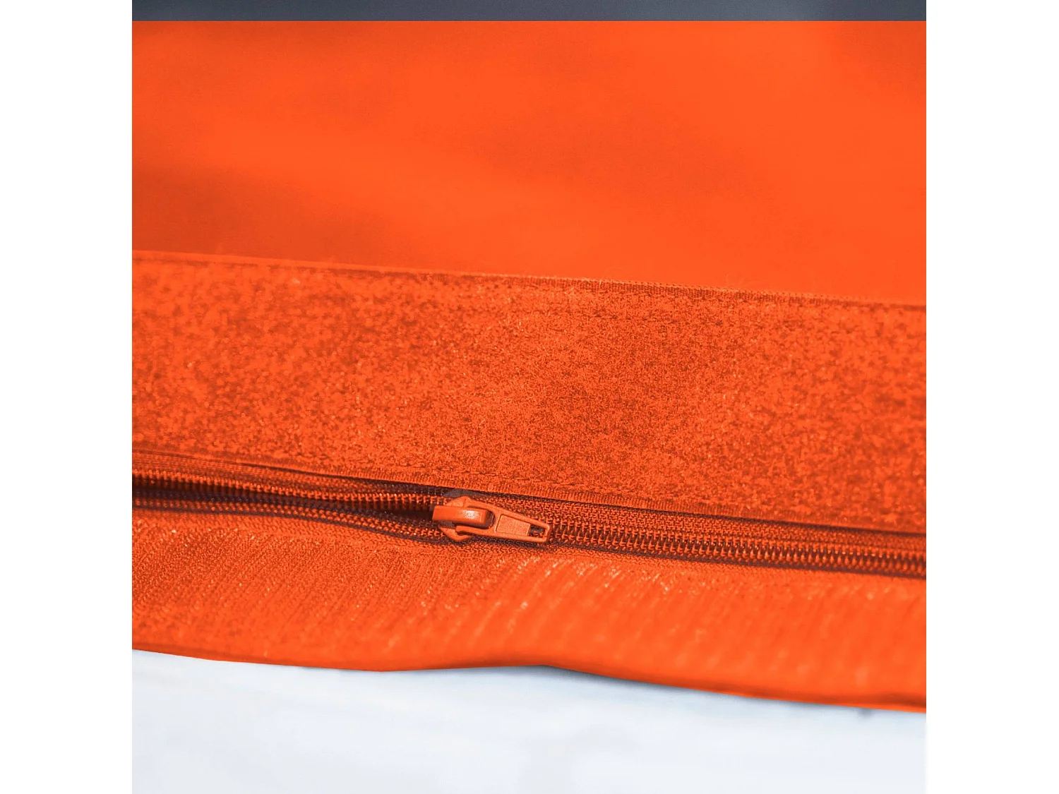 Pouf Géant XXL Intérieur et Extérieur, Déhoussable, Salon, Jardin, Deco Arts Orange