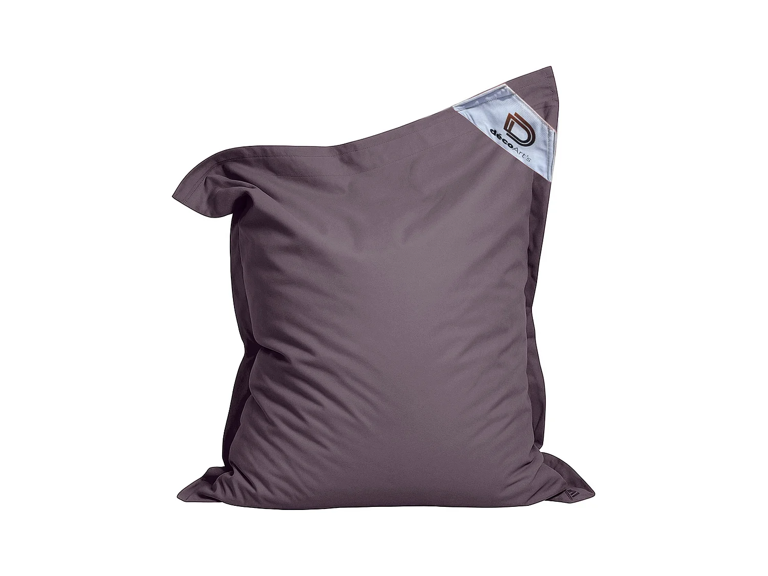Pouf Géant XXL Intérieur et Extérieur, Déhoussable, Salon, Jardin, Deco Arts Gris carbone