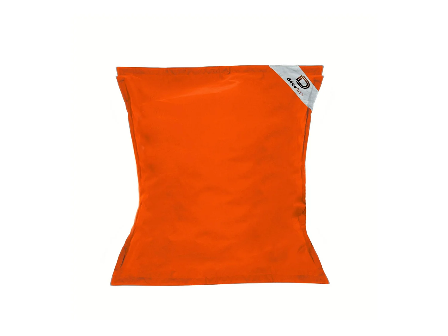 Pouf Géant XXL Déhoussable, Flottant pour Piscine, Deco Arts Orange