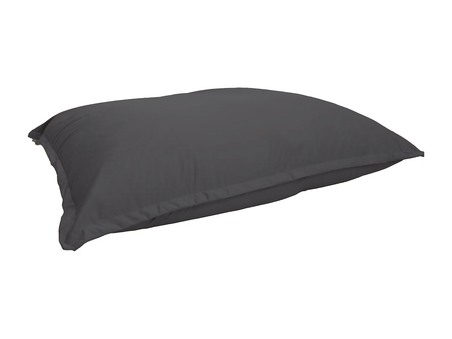 Pouf Intérieur XXL - Housse Velours - 190x155cm  - Gris