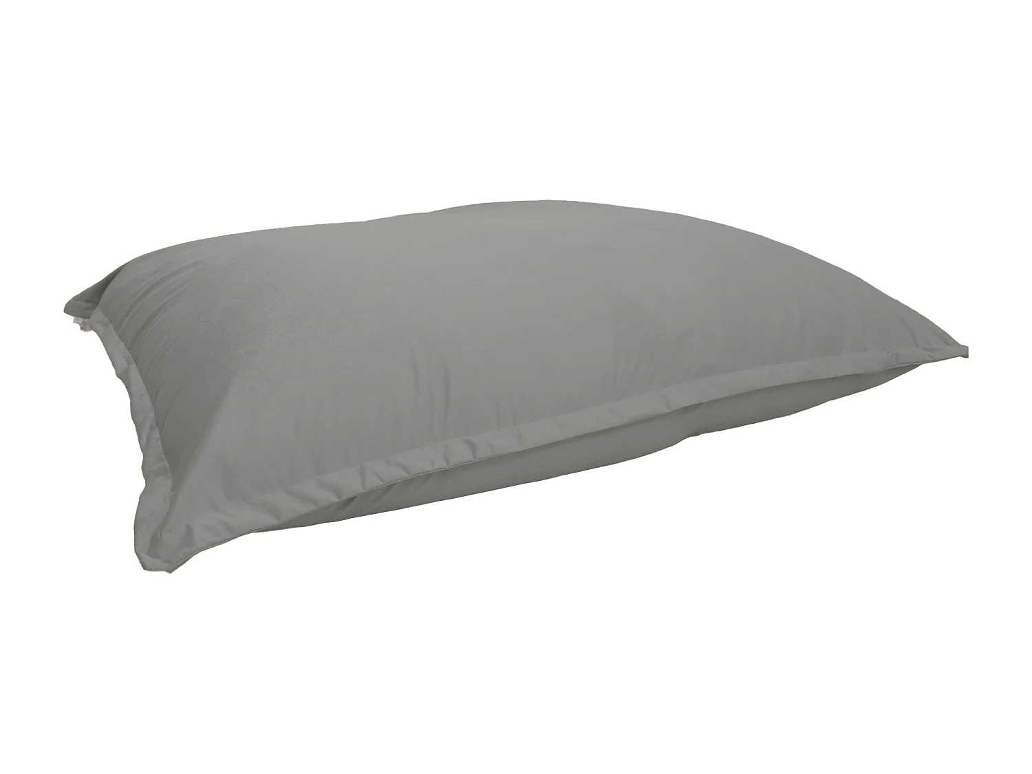 Pouf Intérieur XXL - Housse Velours - 190x155cm  - Gris