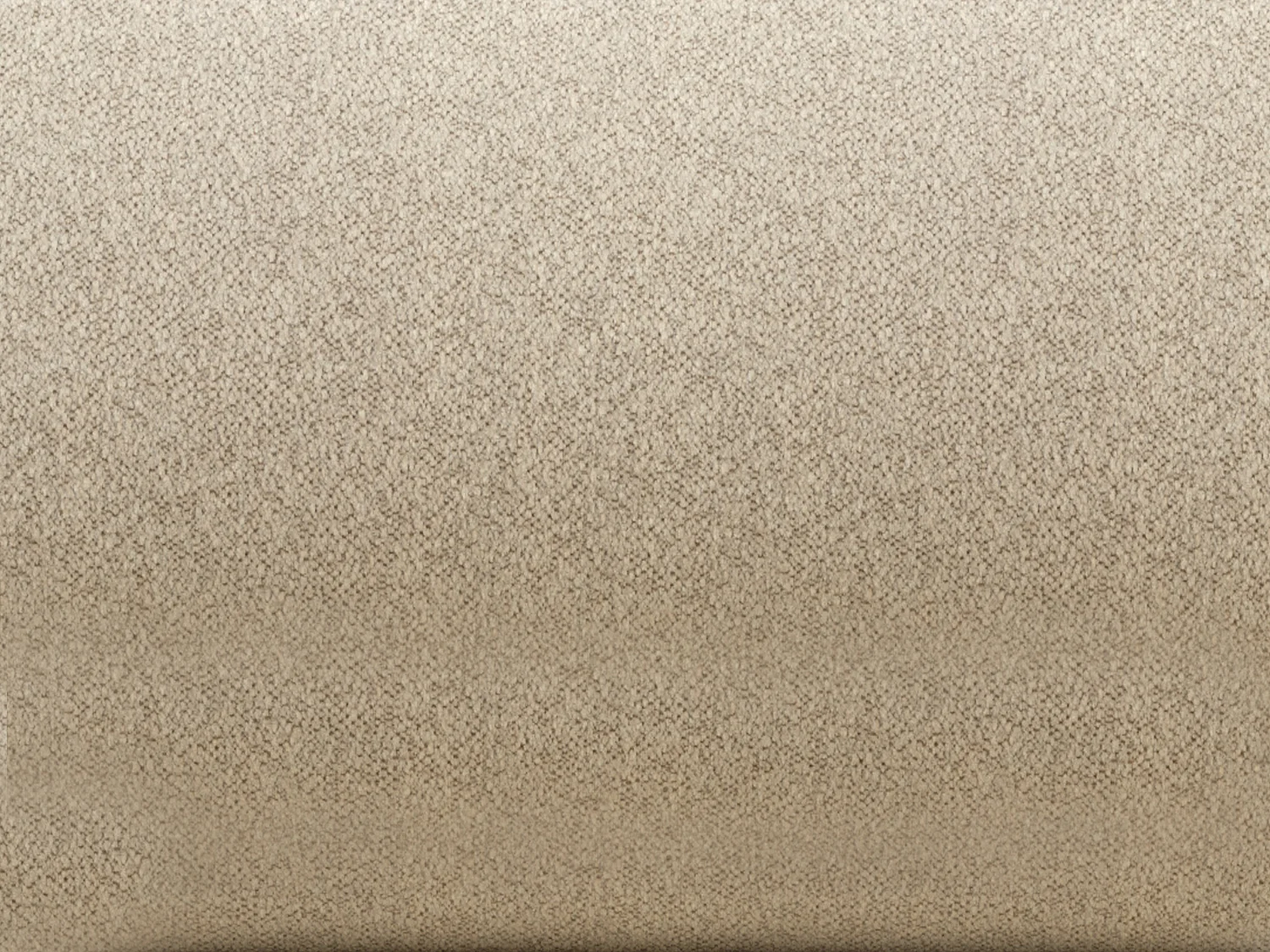 Sofá rinconera derecha abierto de tela texturizada beige DAVISO