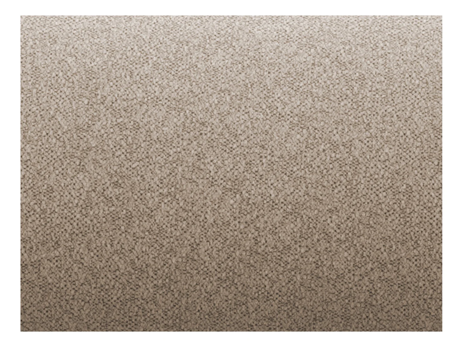 Canapé d'angle droit ouvert convertible en tissu texturé taupe DAVISO