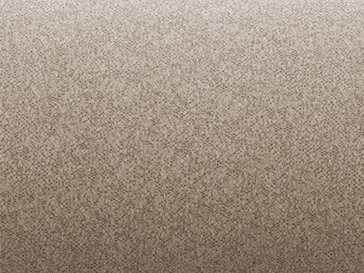 Canapé d'angle droit ouvert convertible en tissu chiné taupe DAVISO