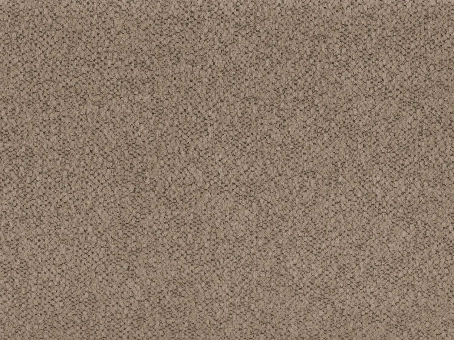 Pouf en tissu texturé taupe DAVISO