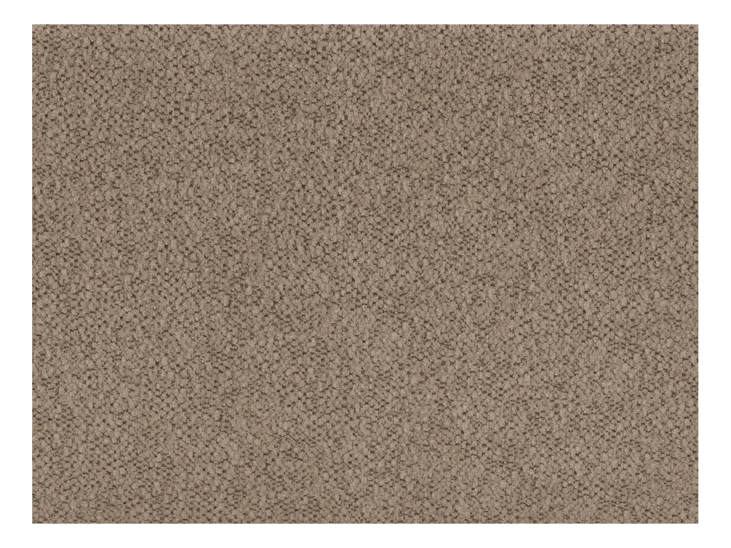 Puf de tela texturizada color topo DAVISO