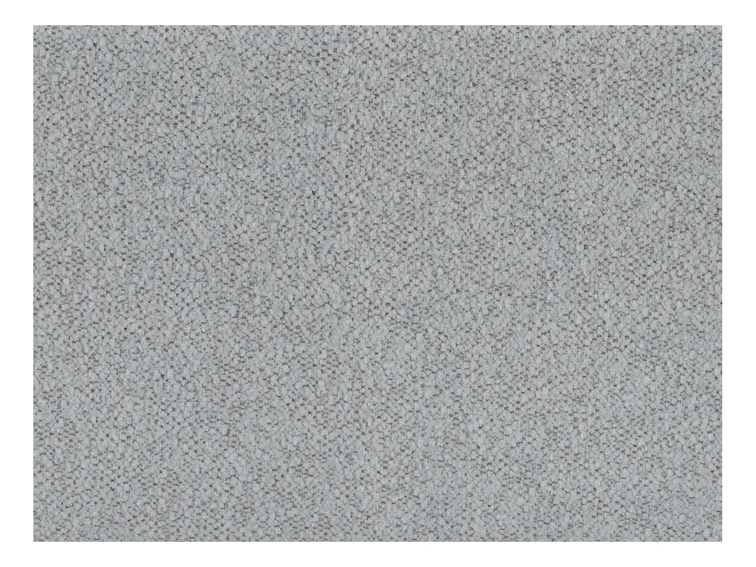 Puf de tela texturizada gris claro DAVISO