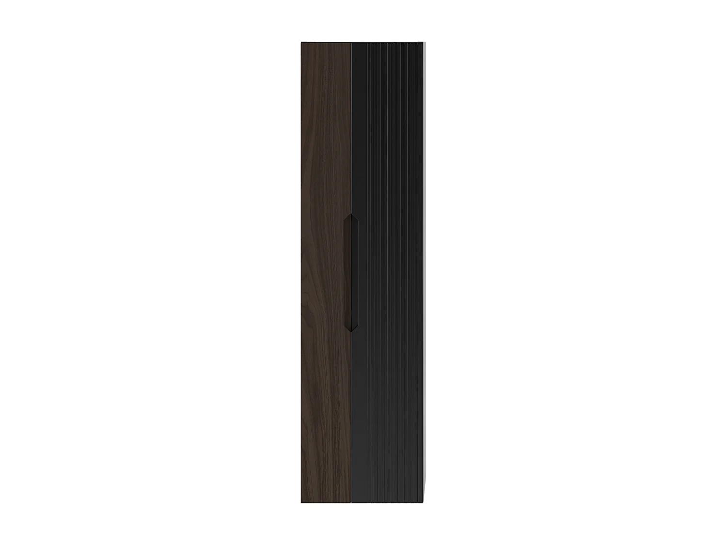 Sylla Black and Wood wall column