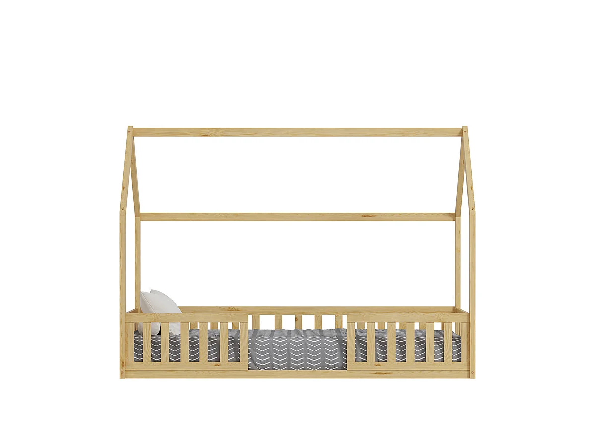 Lit cabane Nid Enchanté - Le lit qui fait rêver - Blanc - 90x190 cm