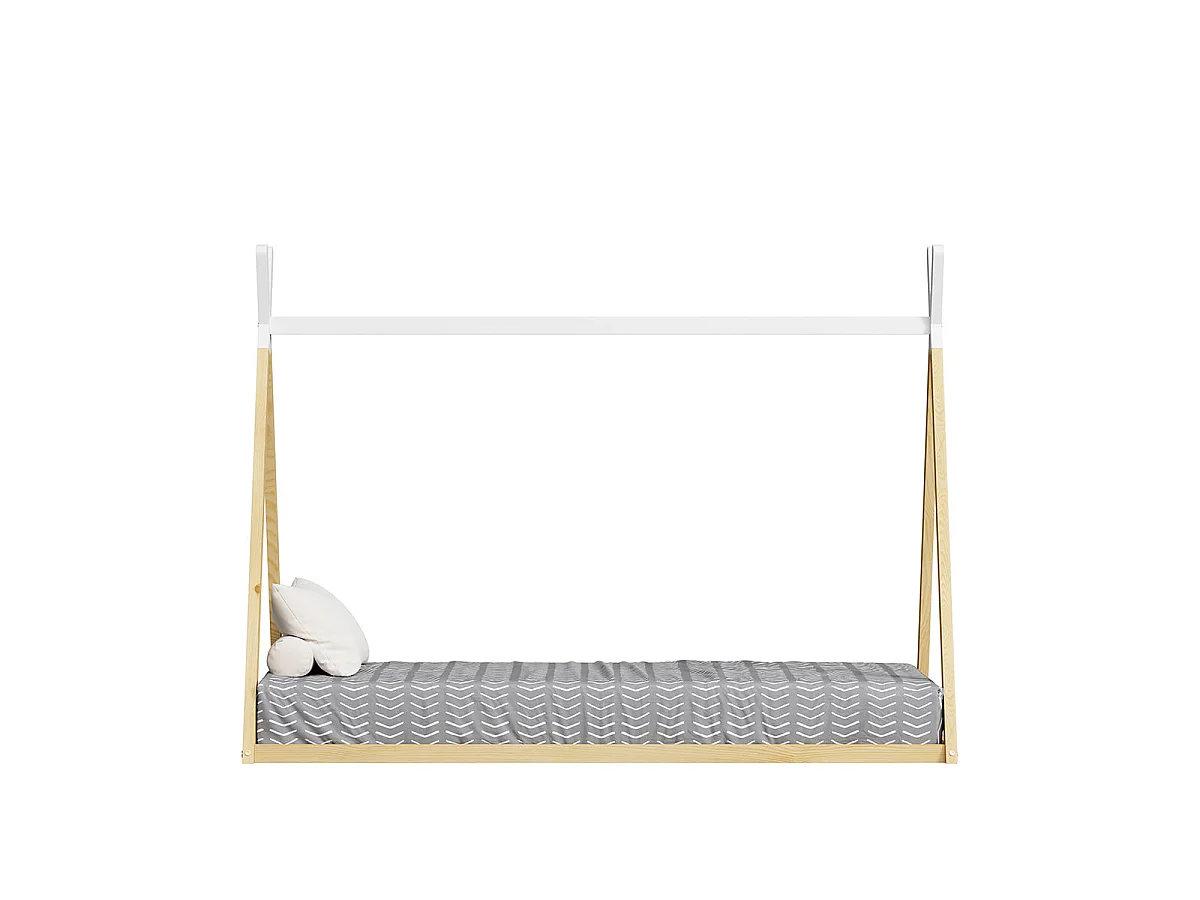 MINEA | Lit tipi INDY 90x190 cm (matelas non inclus)