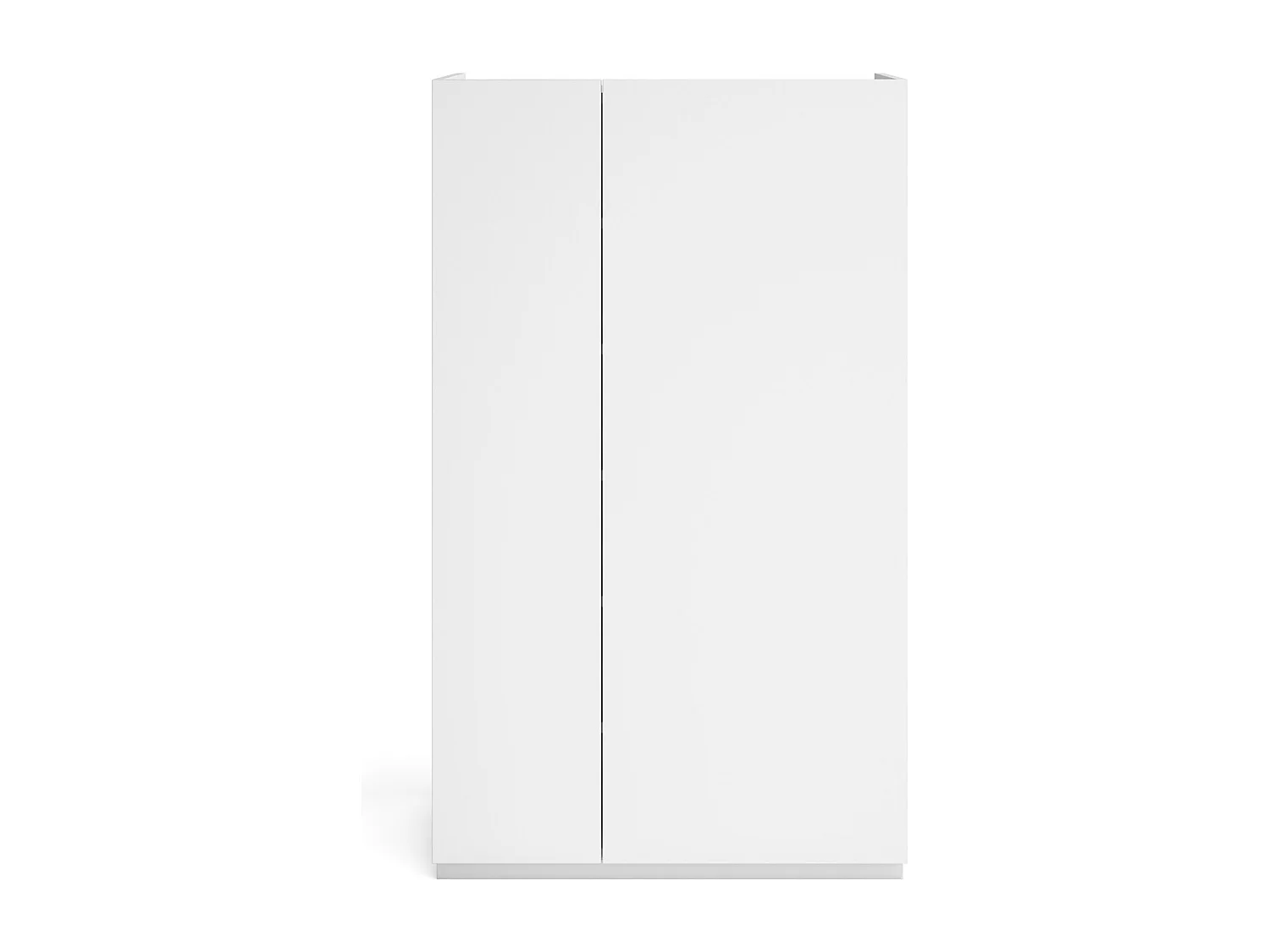 Meuble à chaussures/rangement - H122cm x L70cm x P35cm blanc - Akra