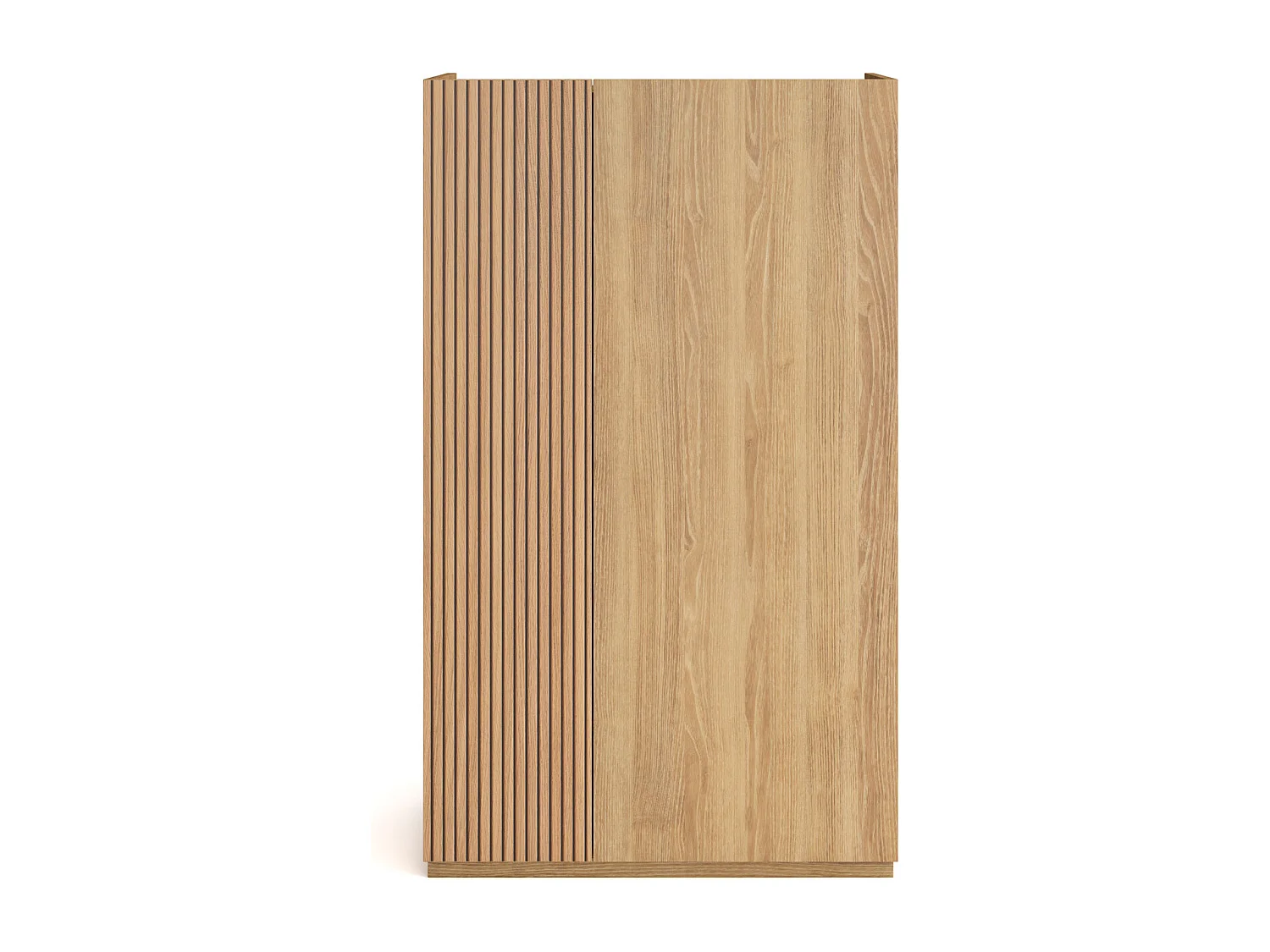 Zapatero - A122cm x L70cm x P35cm roble puerta serigrafía vallado - Akra