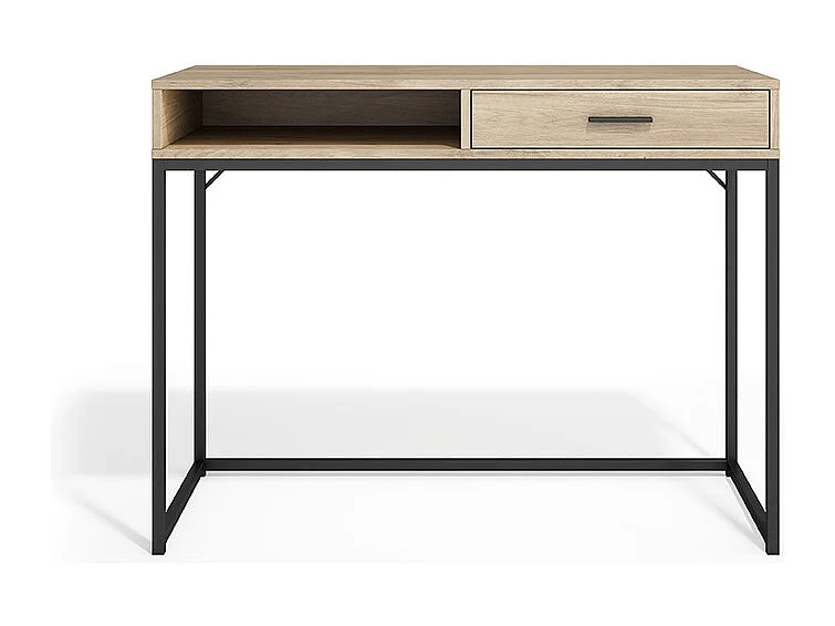 Escrivaninha 1 gaveta - A79cm x L105cm x P48cm carvalho claro - Canterbury