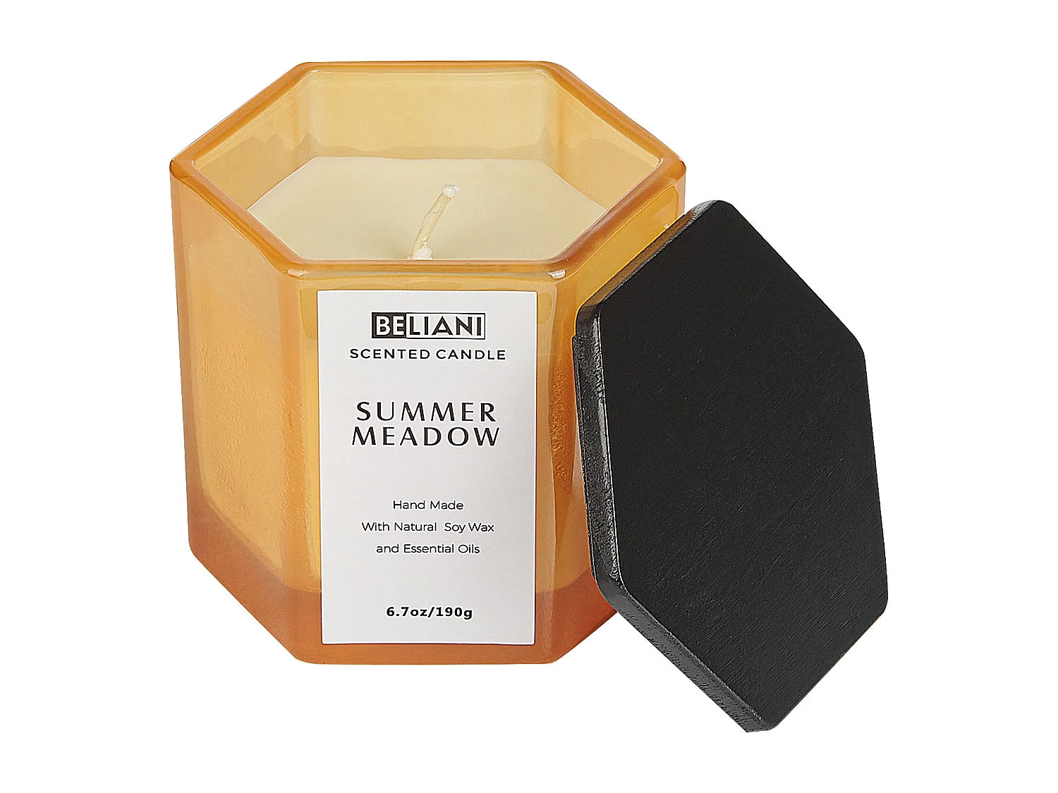 Candela Profumata con Diffusore di Fragranze CLASSY TINT Cera di Soia Note fresche