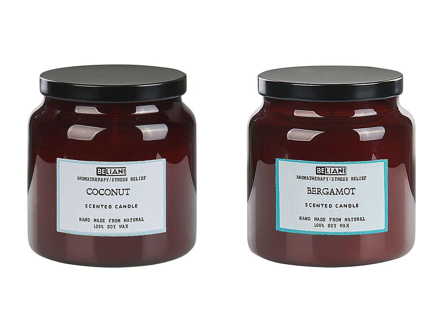 Conjunto de 2 velas aromáticas ABSOLUTE ALCHEMY Cera de soja Notas frescas