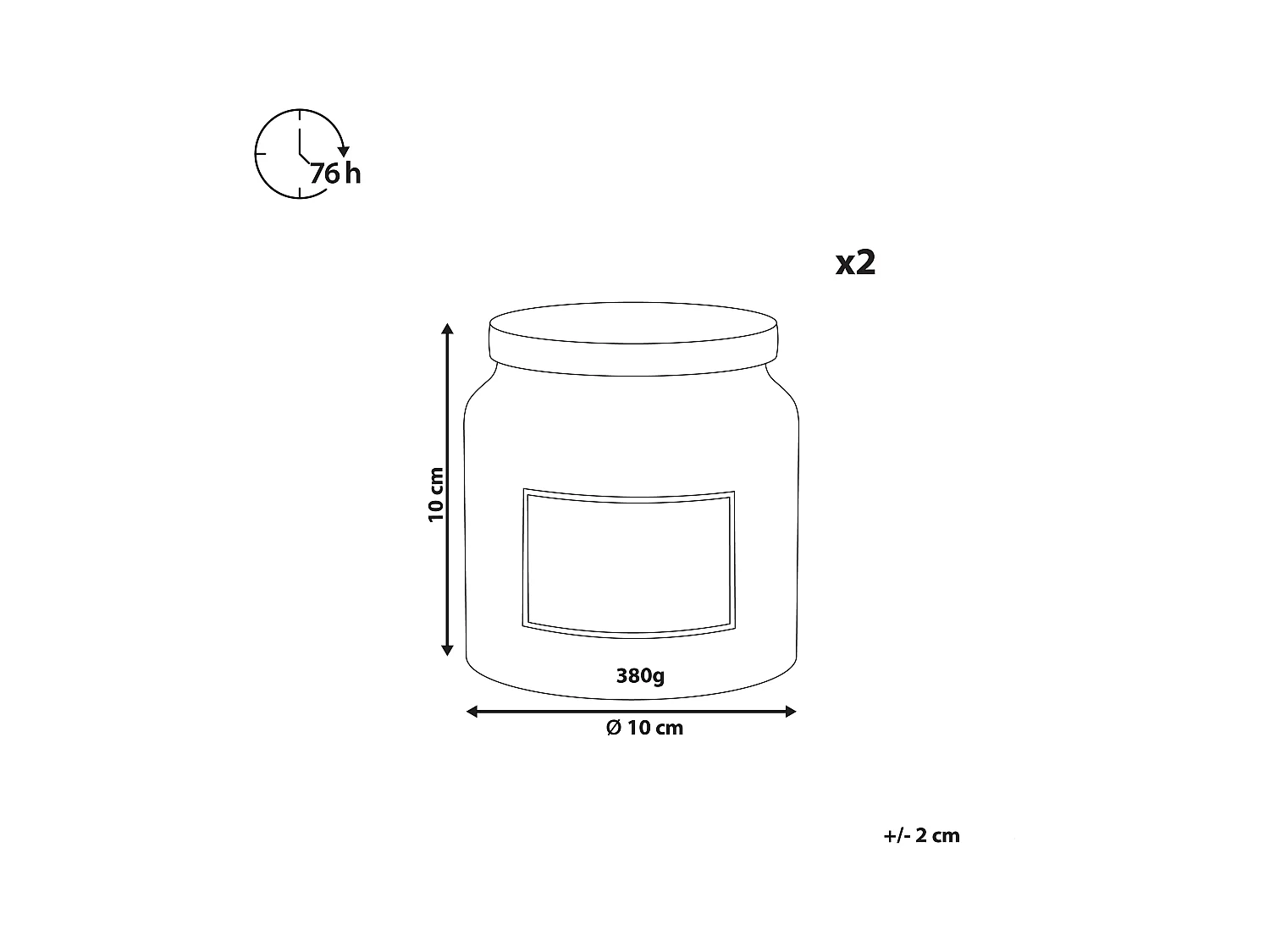 Conjunto de 2 velas aromáticas ABSOLUTE ALCHEMY Cera de soja Notas frescas