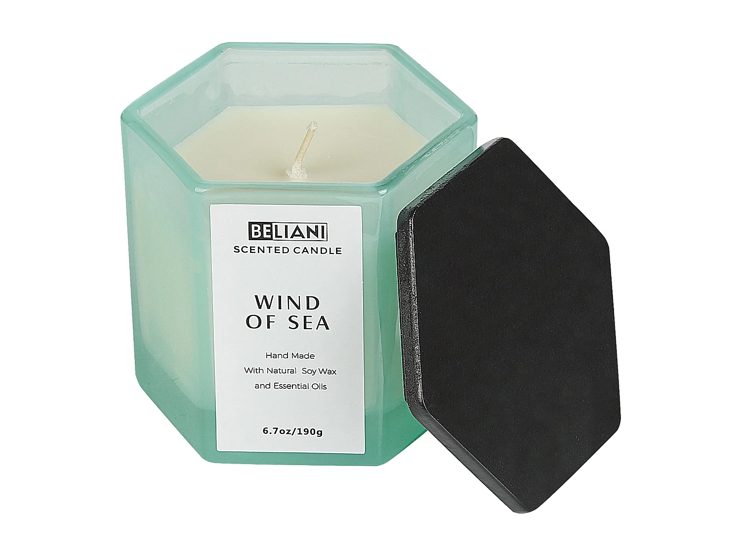 Vela Perfumada com Difusor de Fragrância CLASSY TINT Cera de soja Notas frescas